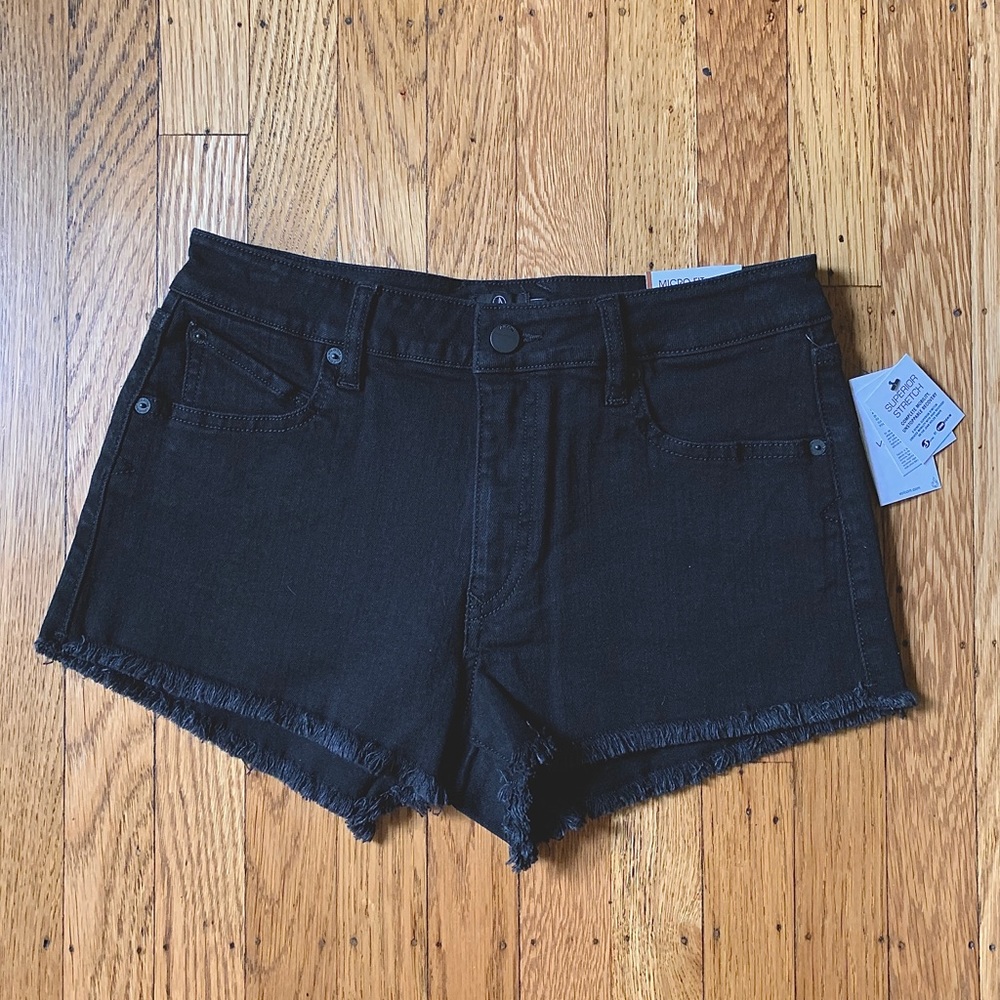 Volcom Stoney Stretch Black Denim Short - NWT